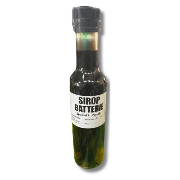 Sirop Batterie – Chez Carmen, kairosea Sirop batterie traditionnel de Martinique en flacon 25cl"