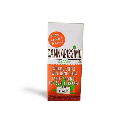 Capsules de café italien bio au graines de chanvre- CANABISSIMO kairoséa