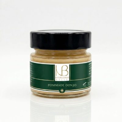 pot en verre de 130 ml contenant la Pommade Donjo