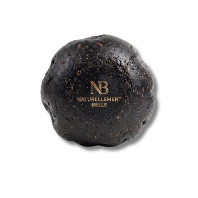 Savon noir Kowdou artisanal 100g fond blanc - Naturellement Belle Kairosea