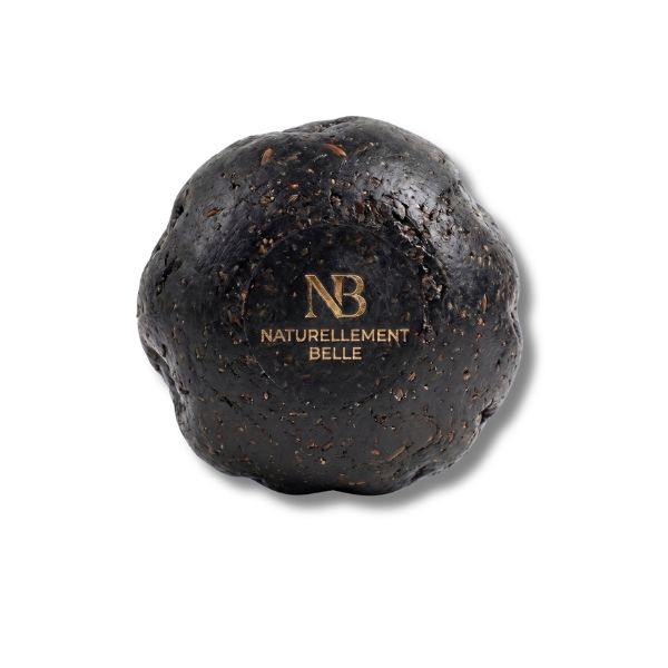Savon Noir Kowdou 100g – Naturellement Belle Savon noir Kowdou artisanal 100g fond blanc - Naturellement Belle Kairosea